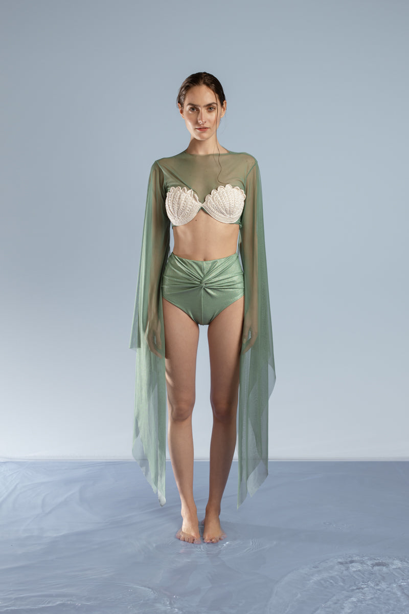 Ela Del Mare Green Bikini Set