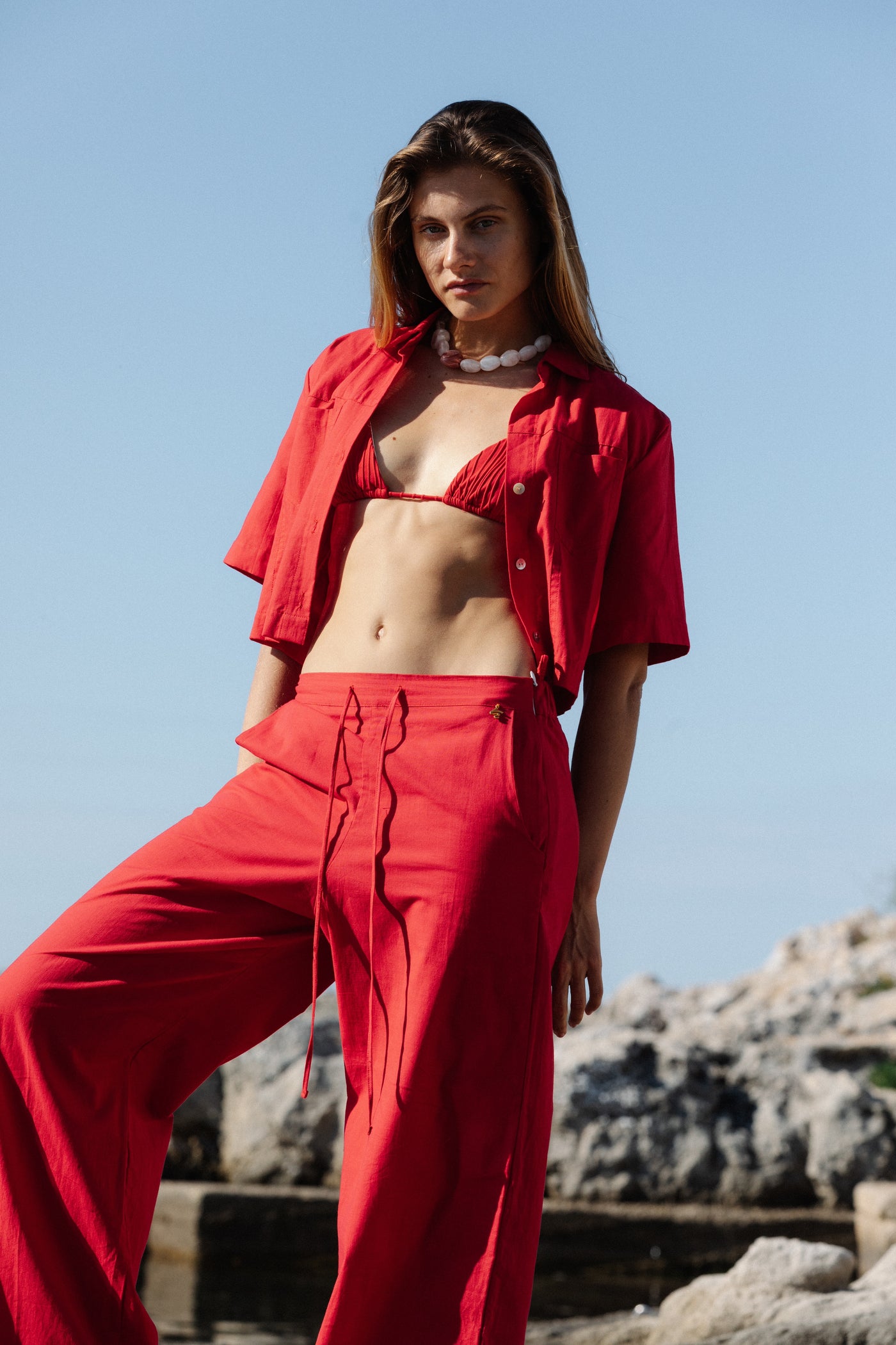 CRIMSON HEAT KATYA SHIRT