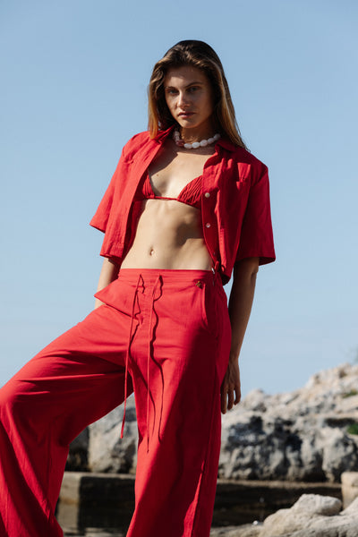 CRIMSON HEAT KATYA SHIRT