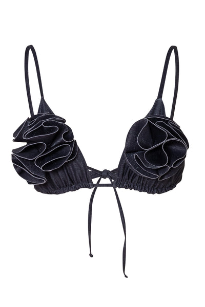 Florale Black Bikini Set
