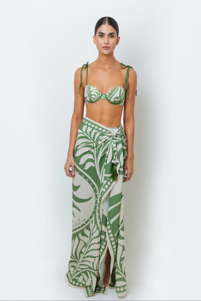Greta Citrus Bikini Top