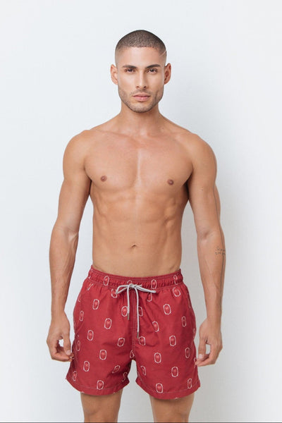 Tom Granate Swim Trunks