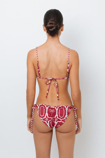 Bonnie Granate Bikini Top