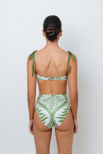 Greta Citrus Bikini Top