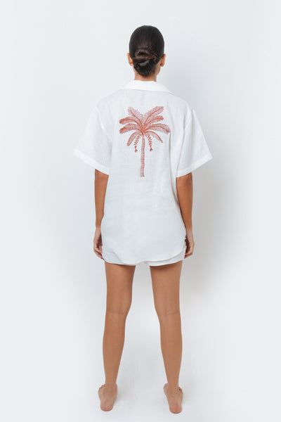Claudette Linen Shorts