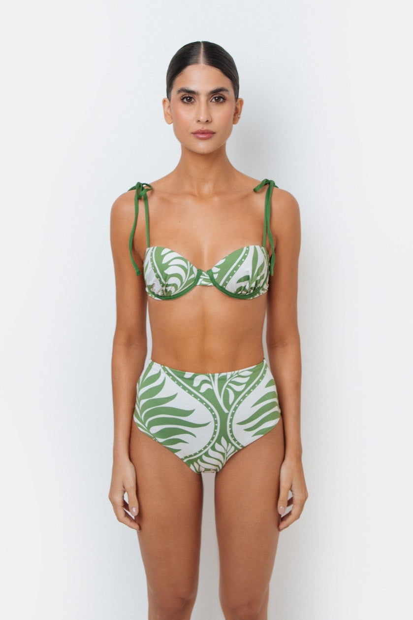 Greta Citrus Bikini Top