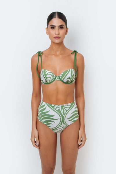 Greta Citrus Bikini Top