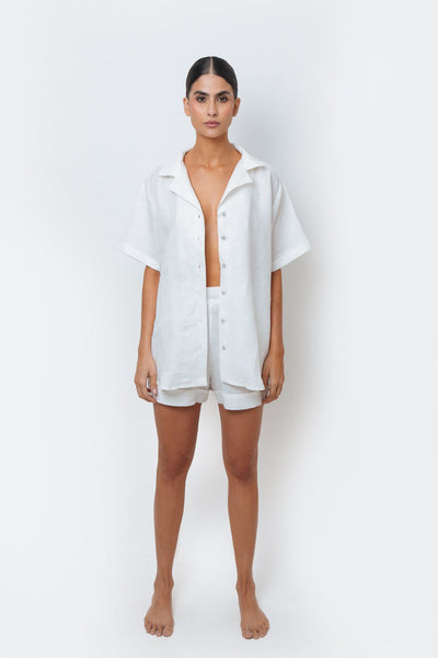 Claudette Linen Shorts