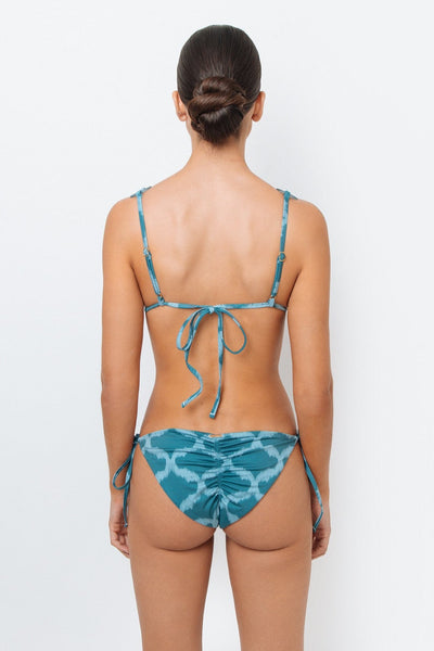 Carrie Azure Bikini Top