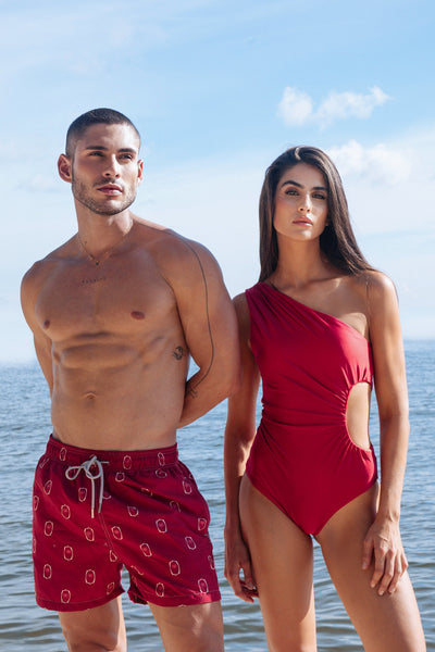 Tom Granate Swim Trunks