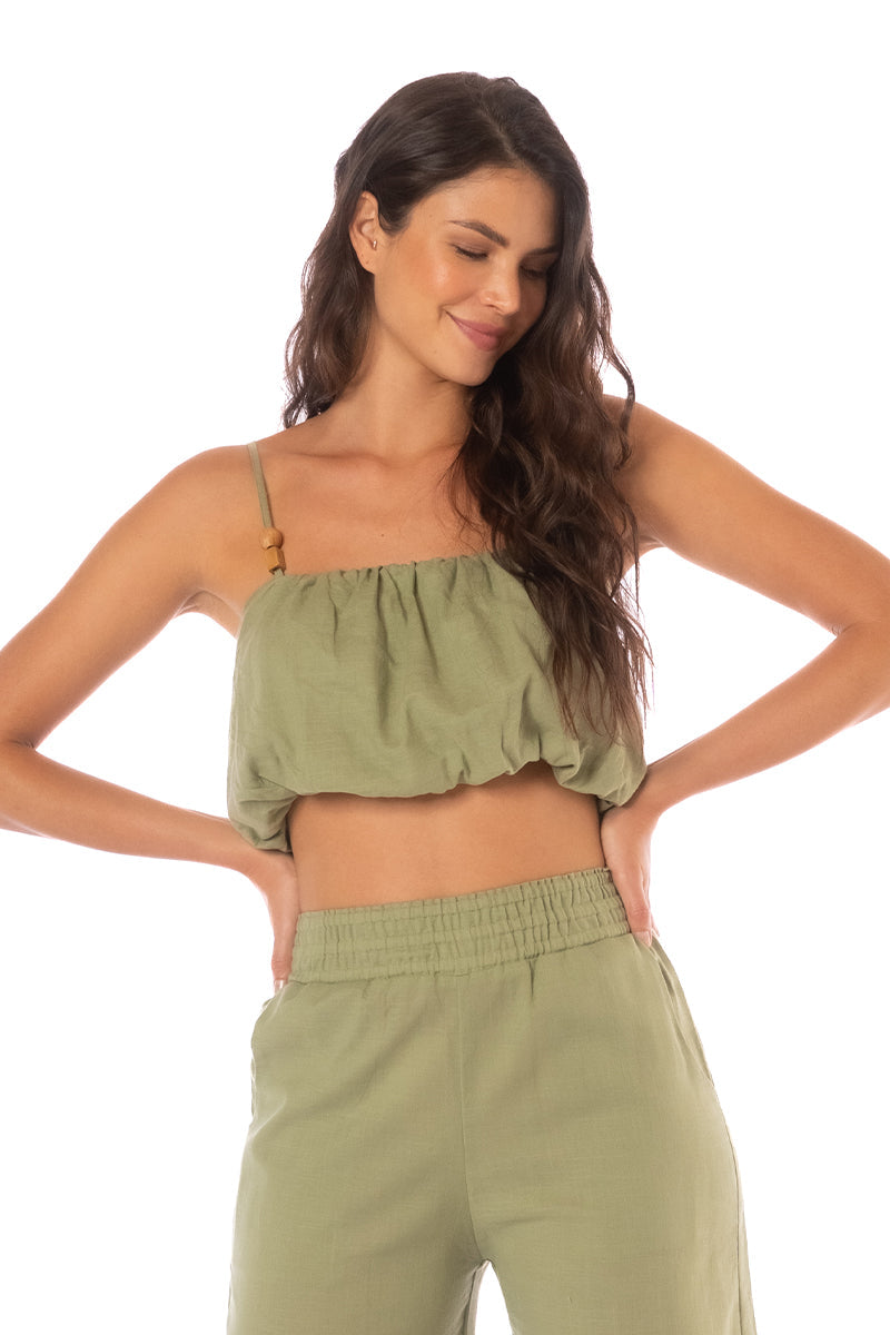 PASEO DEL SOL KASIE CROP TOP