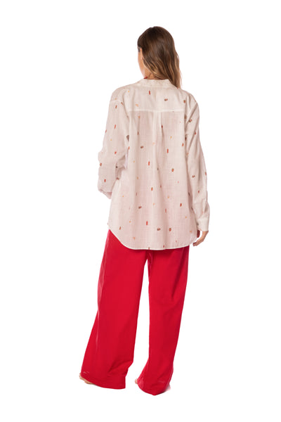 CRIMSON HEAT ARABELA SHIRT