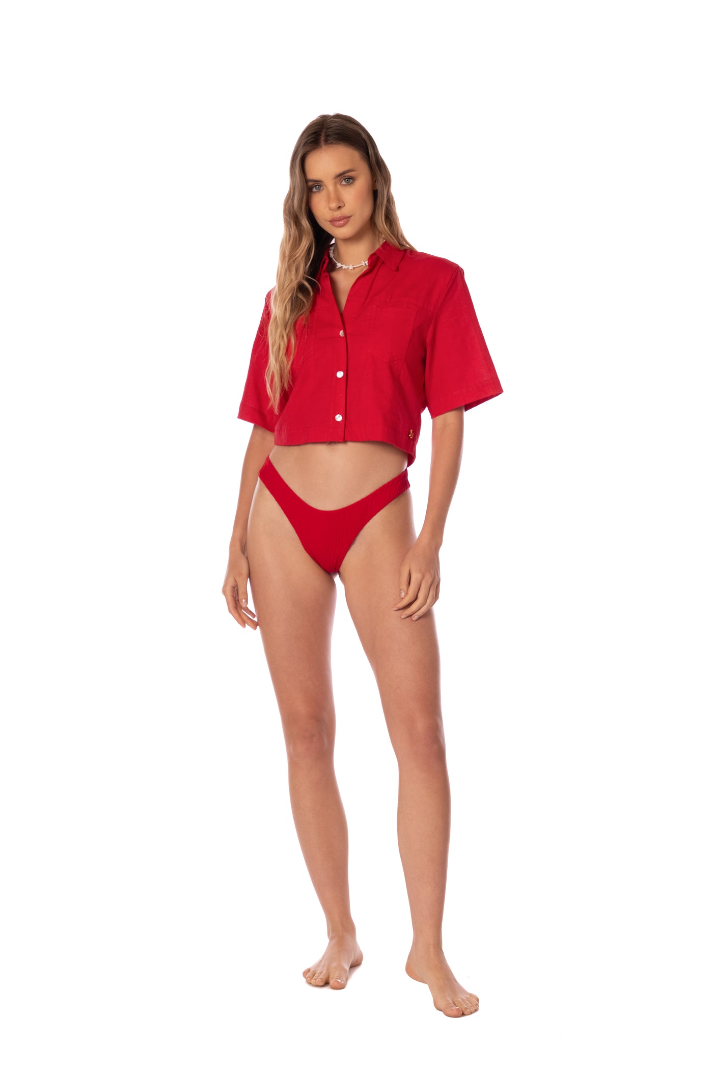 CRIMSON HEAT KATYA SHIRT