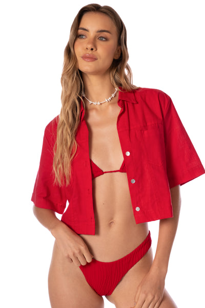 CRIMSON HEAT KATYA SHIRT