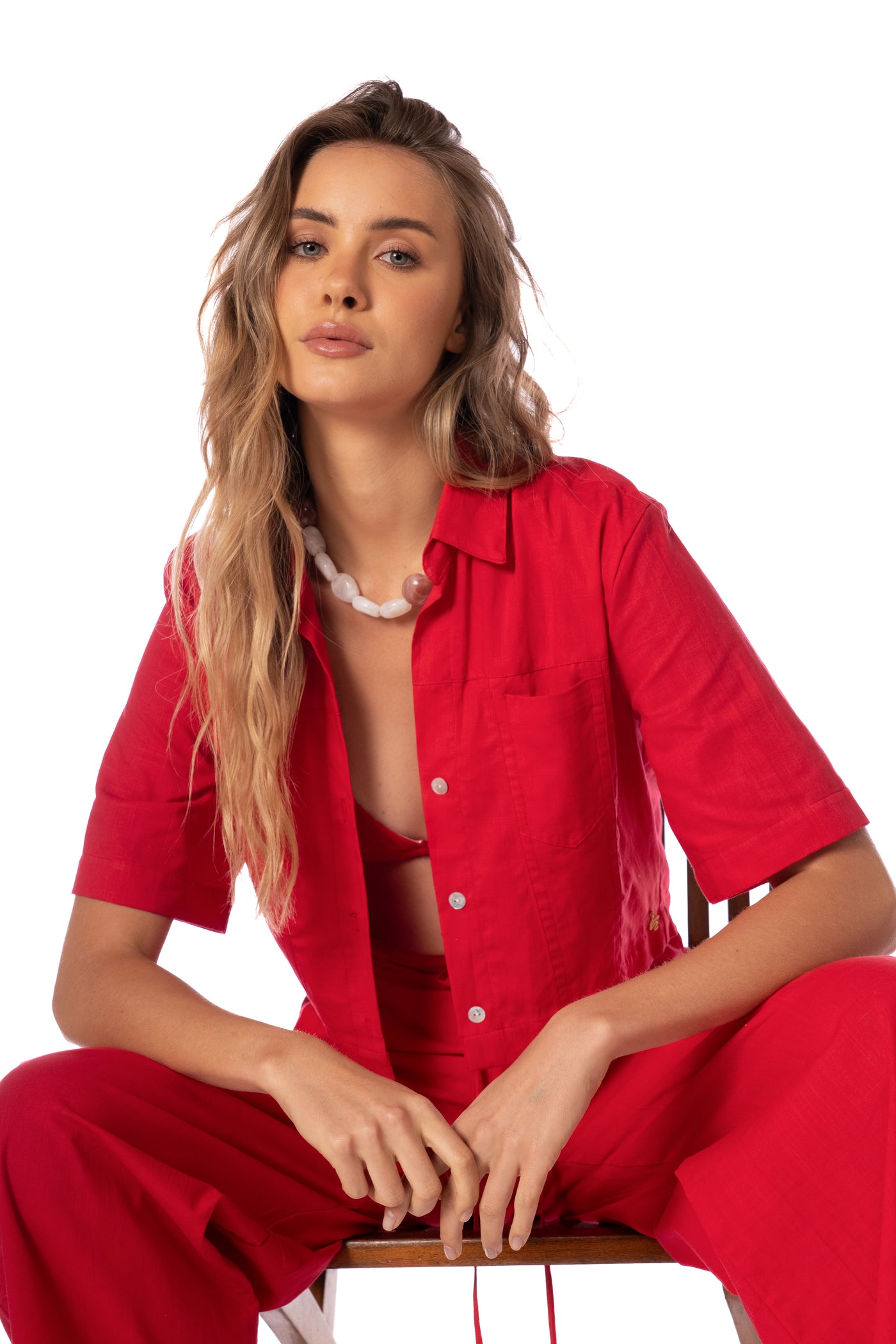 CRIMSON HEAT KATYA SHIRT