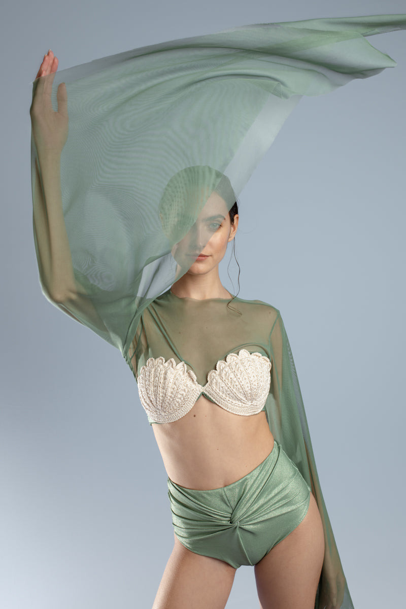 Ela Del Mare Green Bikini Set