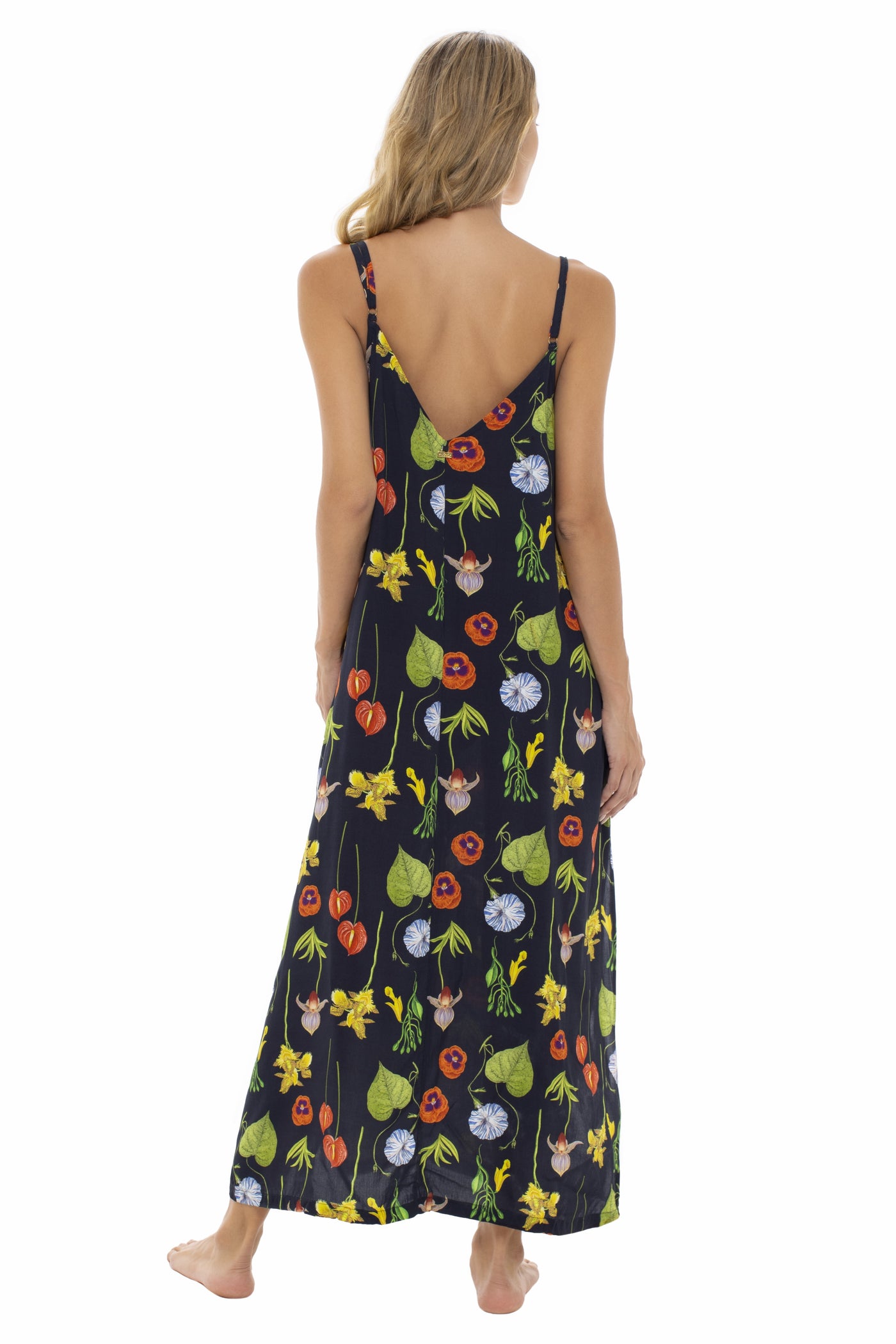 French Floral Maxi Dress