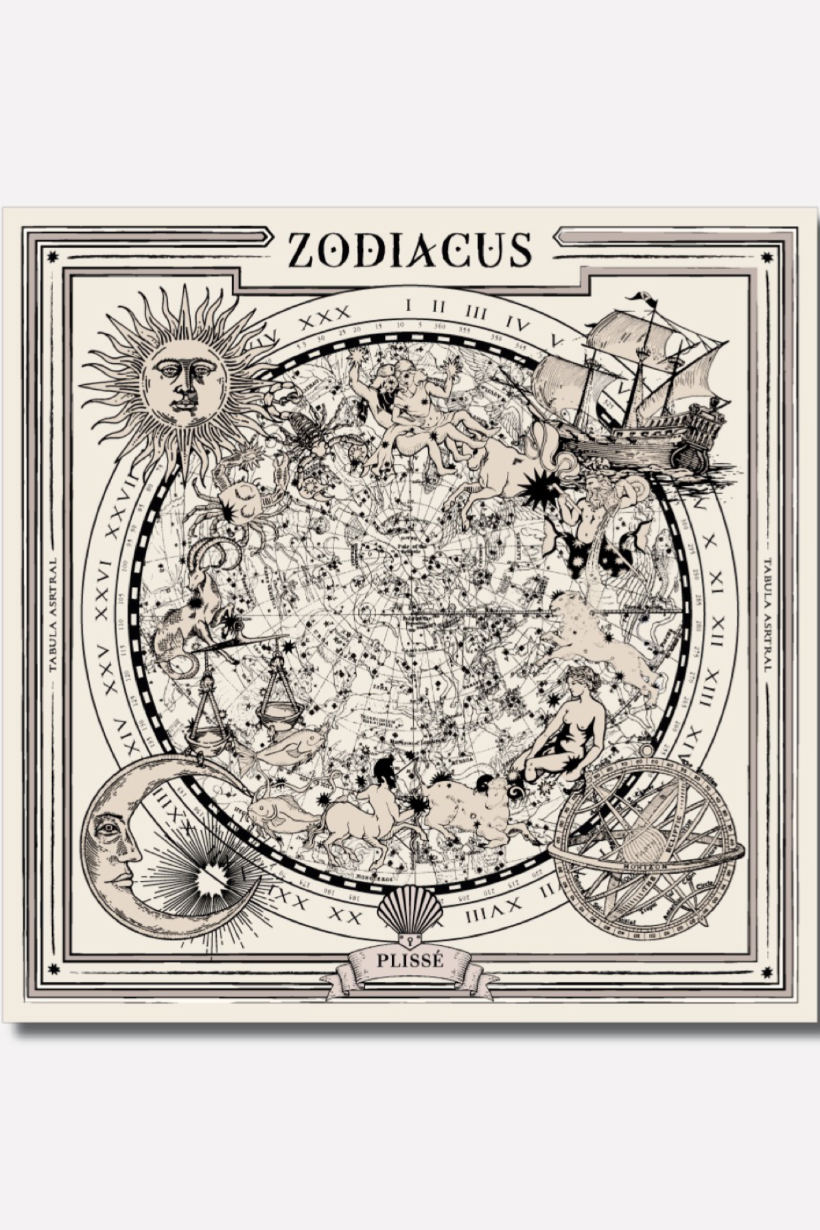 Zodiacus Silk Scarf