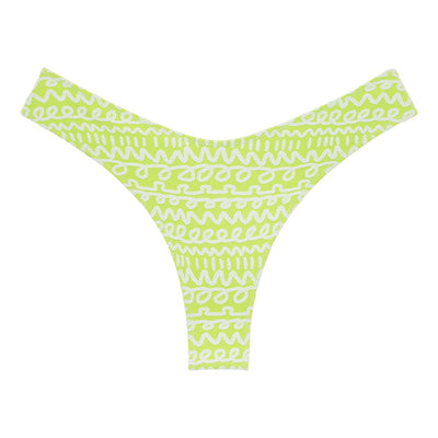 Lime Icing Lulu (Zig-Zag Stitch) Bikini Bottom