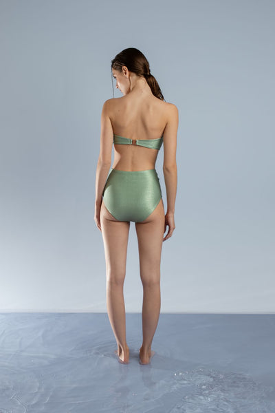 Miel De Perla Green Bikini Set