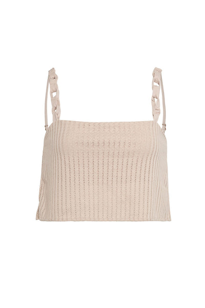 ROSE CAMEL CROP TOP