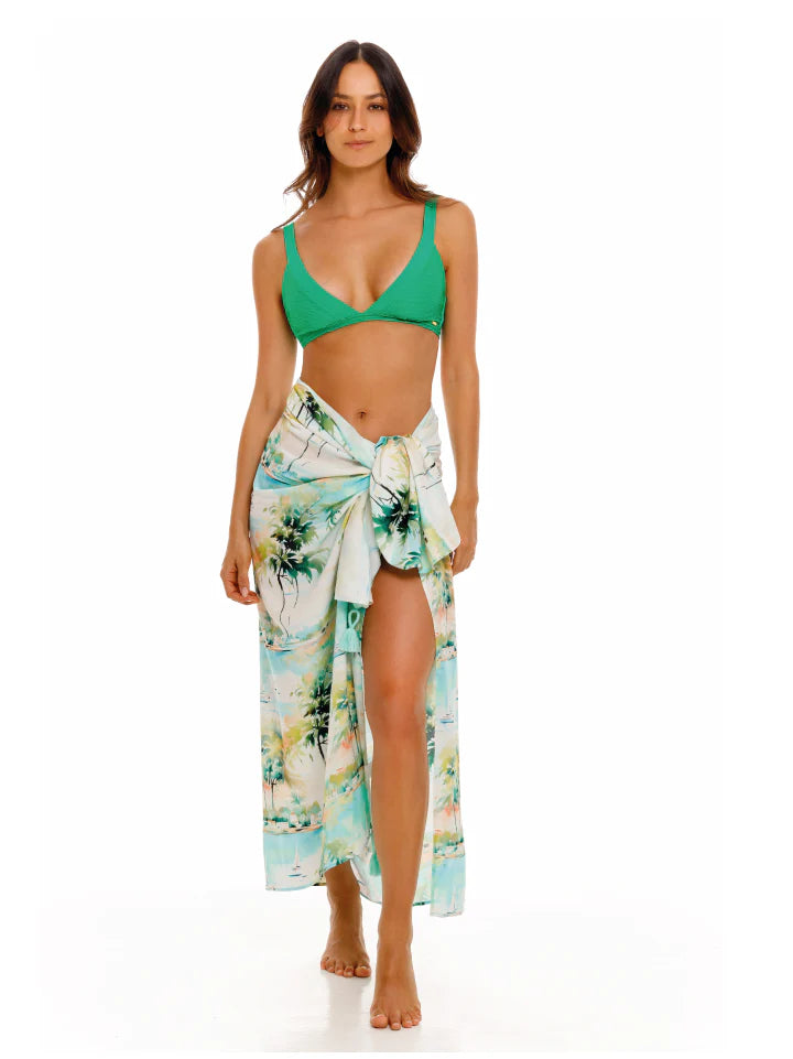 Poppy Palm Spring Sarong