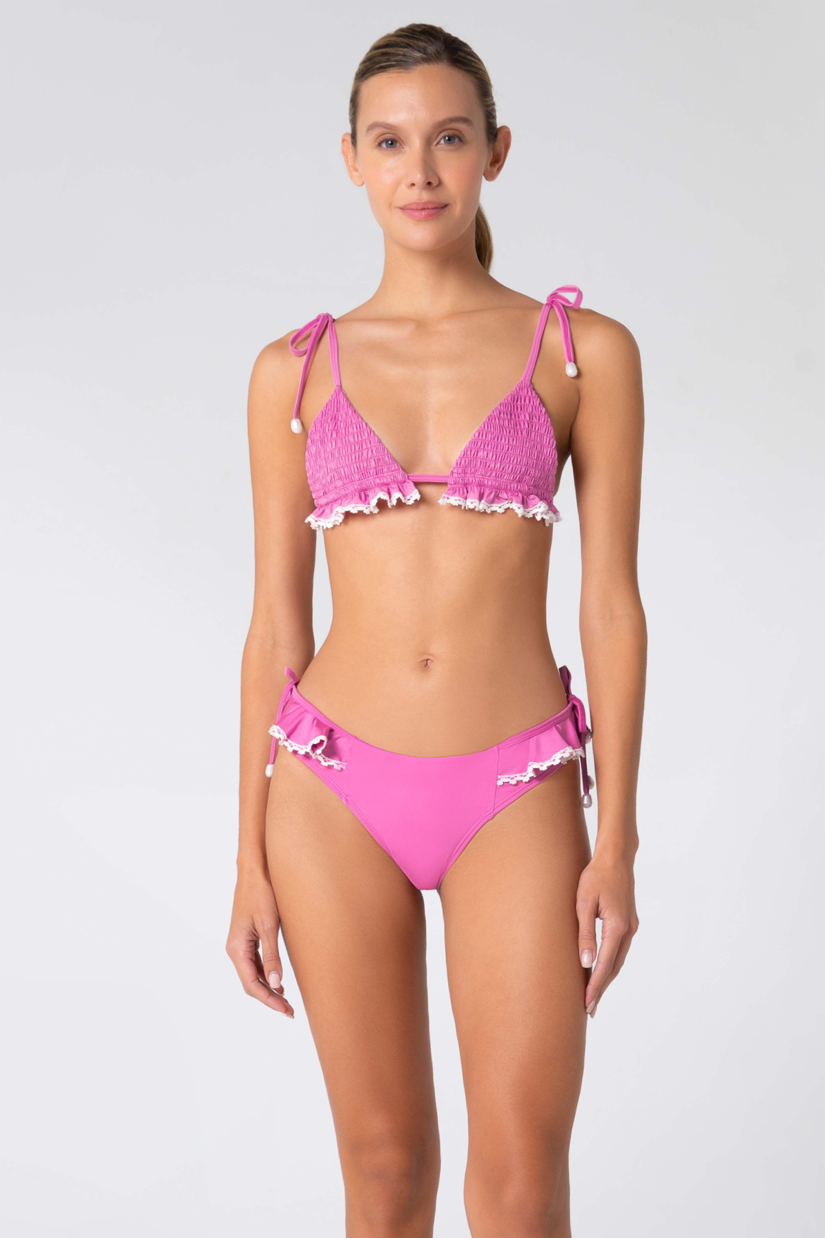 Salvia Triangle Bikini Top