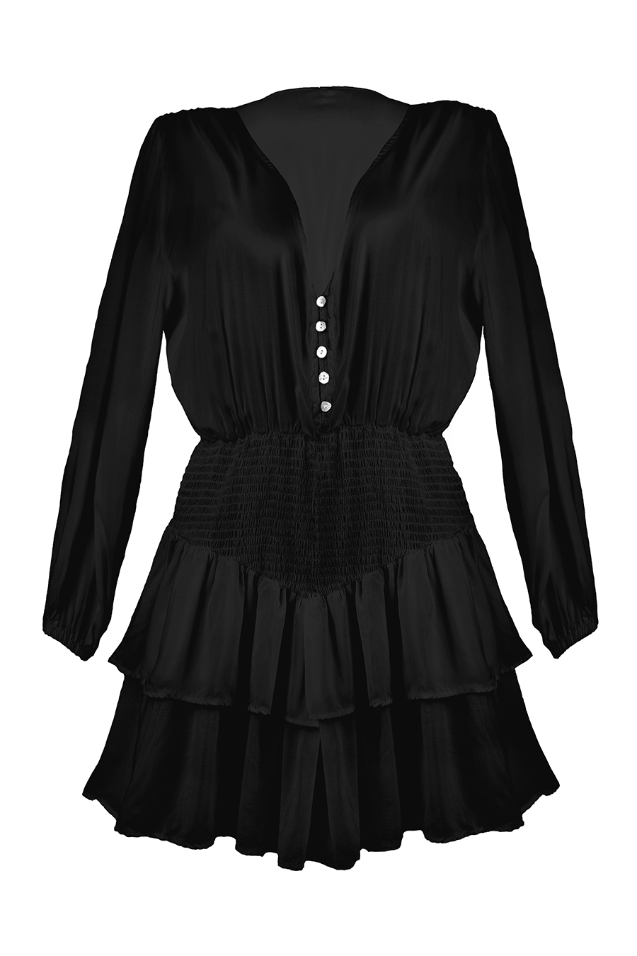 Etnico Black Coverup Dress